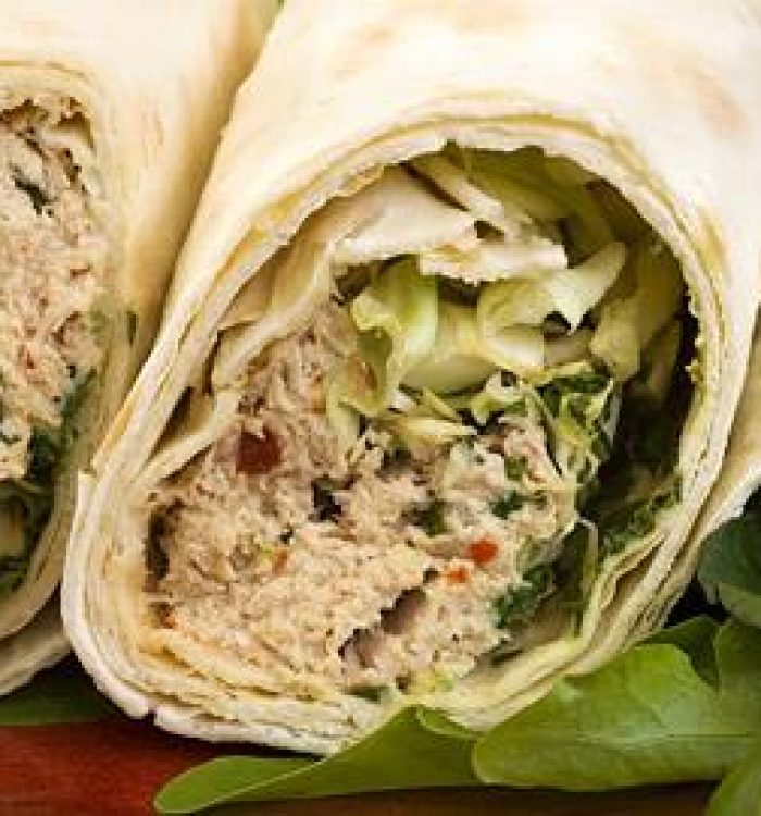 Αραβικές πίτες με κοτόπουλο και cottage cheese