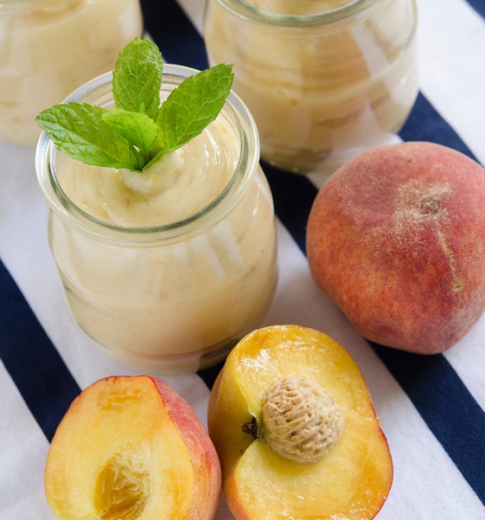 Ελαφριά κρέμα ροδάκινου