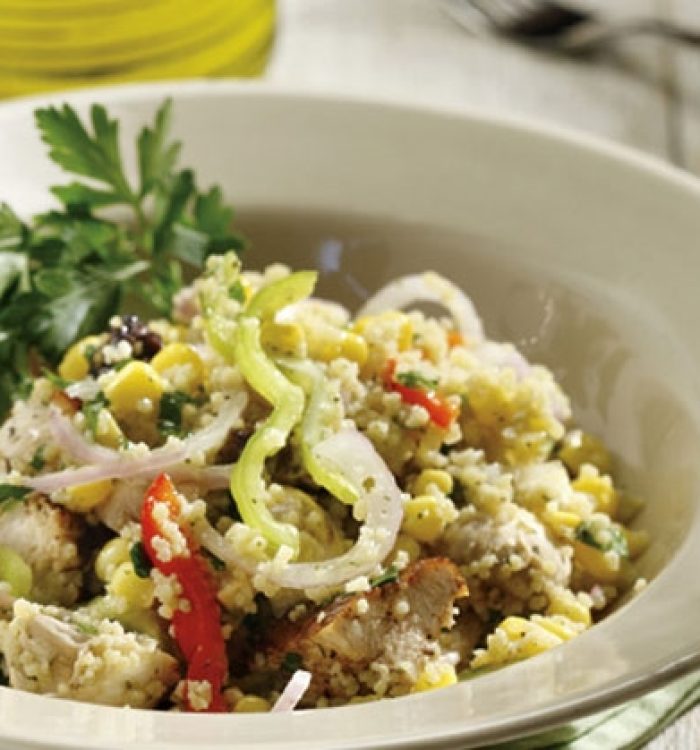 Σαλάτα με κοτόπουλο και κουσκούς