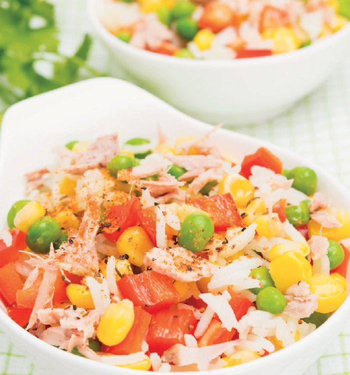 Σαλάτα με τόνο και λαχανικά