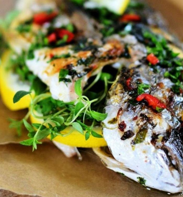 Τσιπούρες χωριάτικες